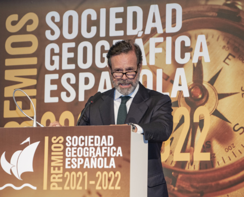 Juan Ignacio Entrecanales, Presidente de la SGE, durante su discurso en los PREMIOS SGE 2021-2022MADRID_ 2023