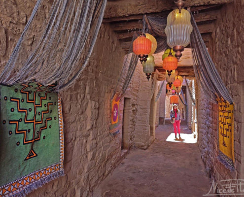 Paseando por la antigua Al Ula.