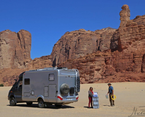El hechizo del desierto, campamentos inolvidables.